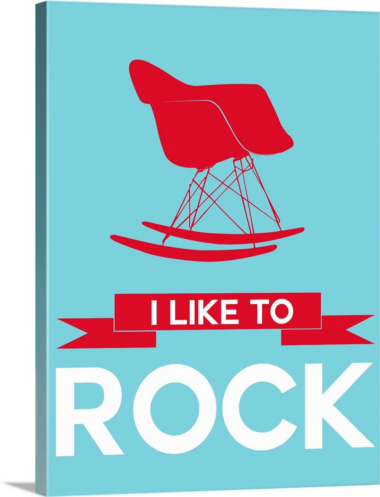 Minimalist Rocking Chair Poster I