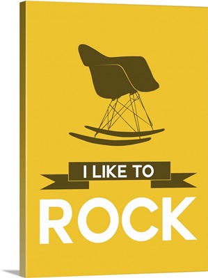 Minimalist Rocking Chair Poster II