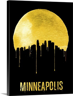 Minneapolis Skyline Yellow