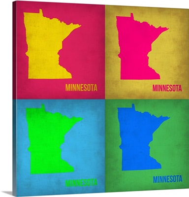Minnesota Pop Art Map I