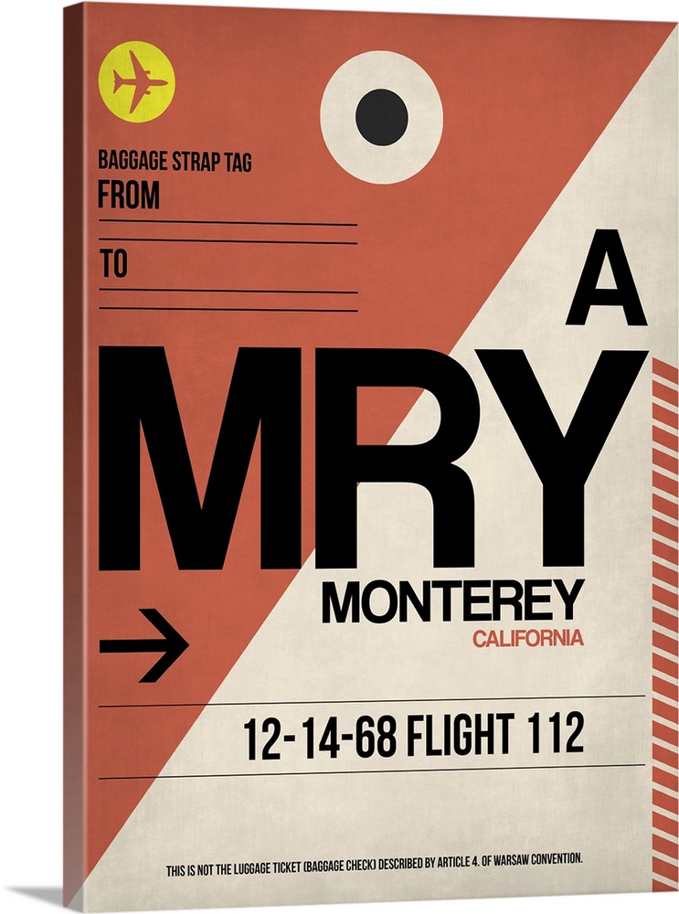 MRY Monterey Luggage Tag I