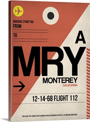 MRY Monterey Luggage Tag I