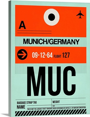 MUC Munich Luggage Tag II