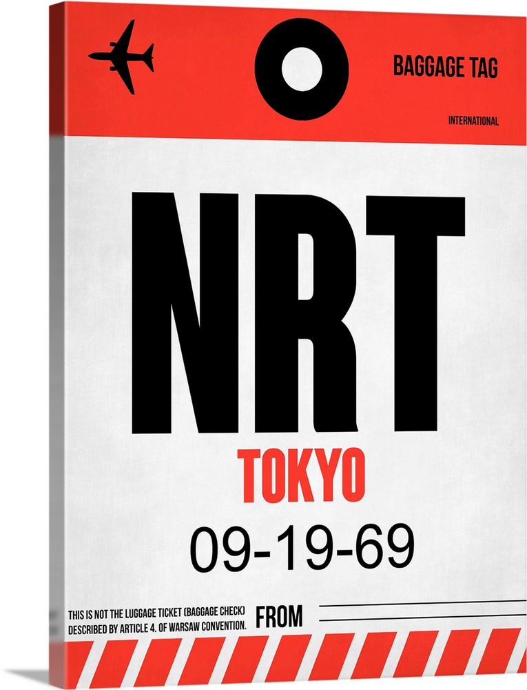 NRT Tokyo Luggage Tag I