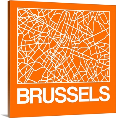 Orange Map of Brussels