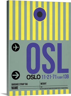 OSL Oslo Luggage Tag I