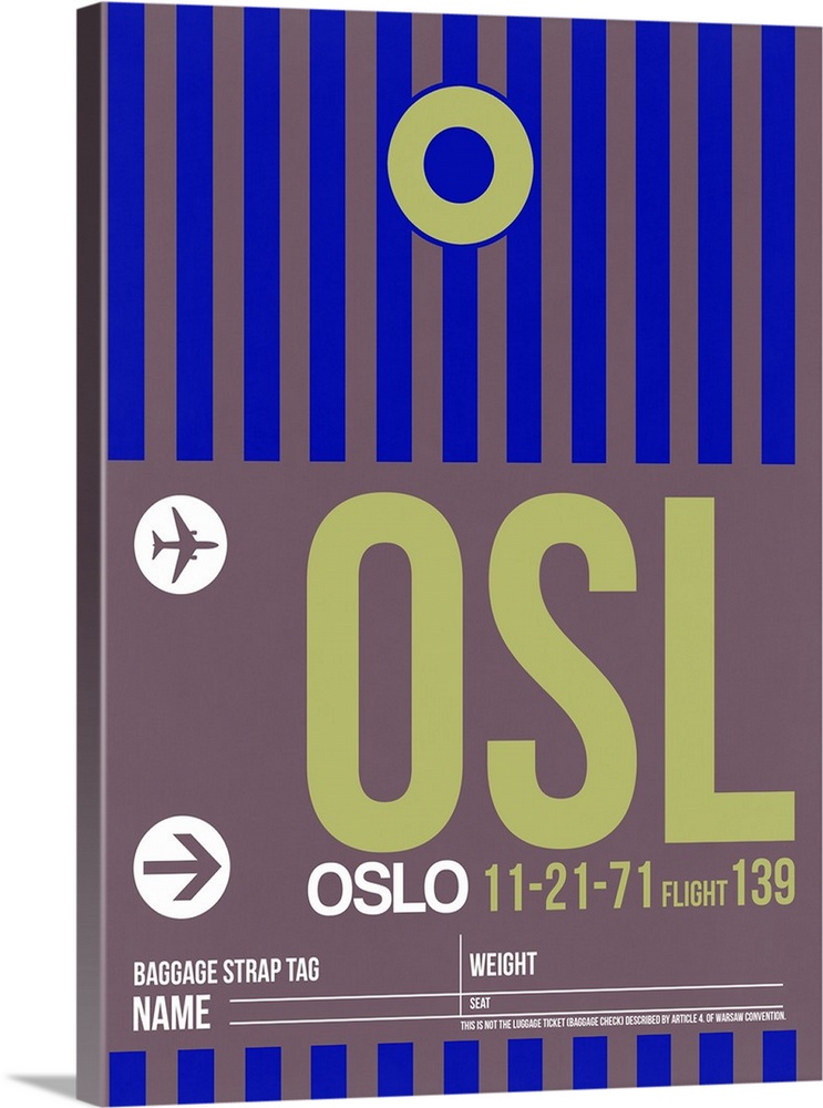 OSL Oslo Luggage Tag II