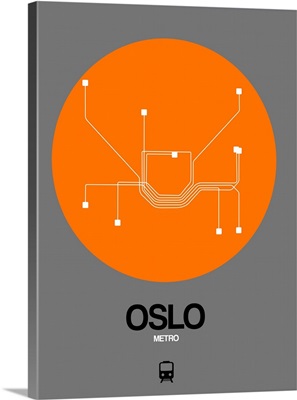 Oslo Orange Subway Map