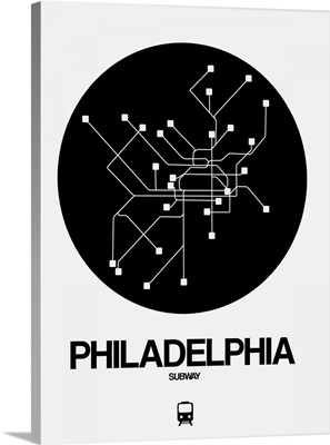 Philadelphia Black Subway Map