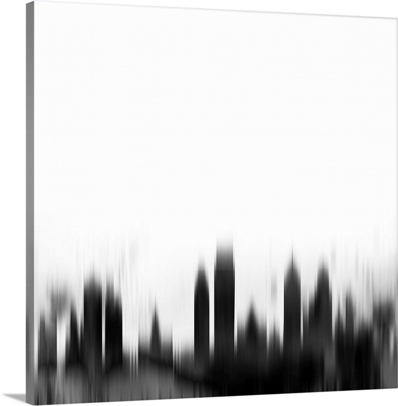 Philadelphia City Black Skyline | Great Big Canvas