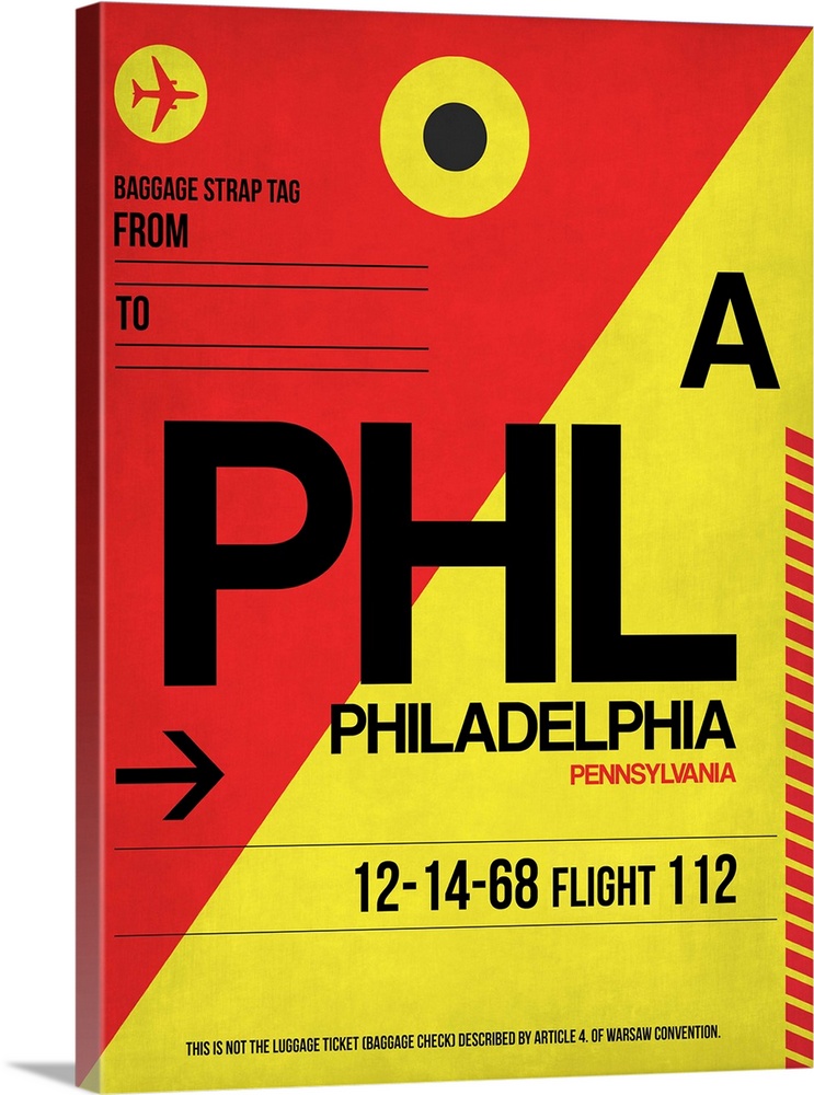 PHL Philadelphia Luggage Tag II