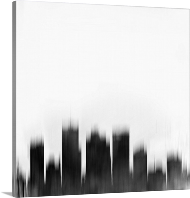 Phoenix City Black Skyline Wall Art, Canvas Prints, Framed Prints, Wall ...