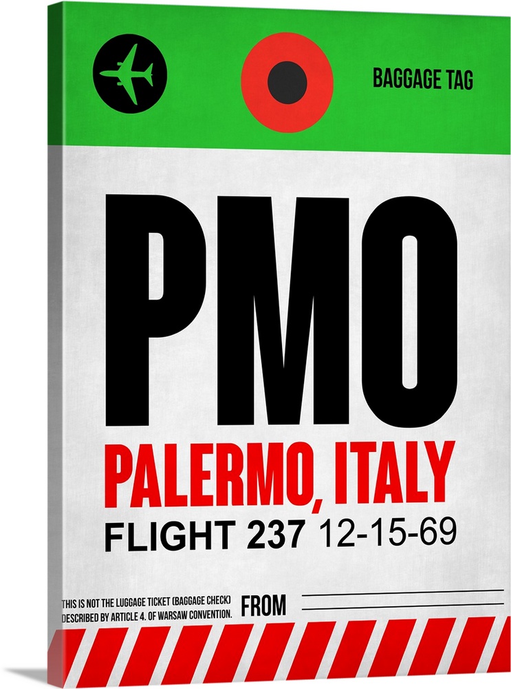 PMO Palermo Luggage Tag I