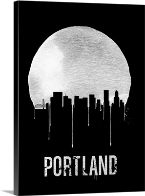 Portland Skyline Black