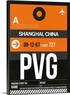 PVG Shanghai Luggage Tag II