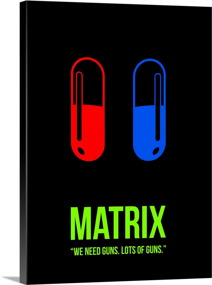 Red Pill Or Blue Pill Wall Art, Canvas Prints, Framed Prints, Wall