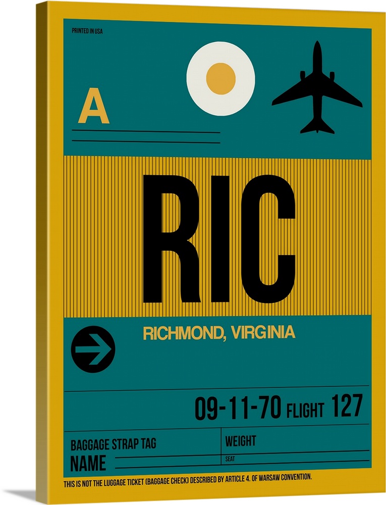 RIC Richmond Luggage Tag I
