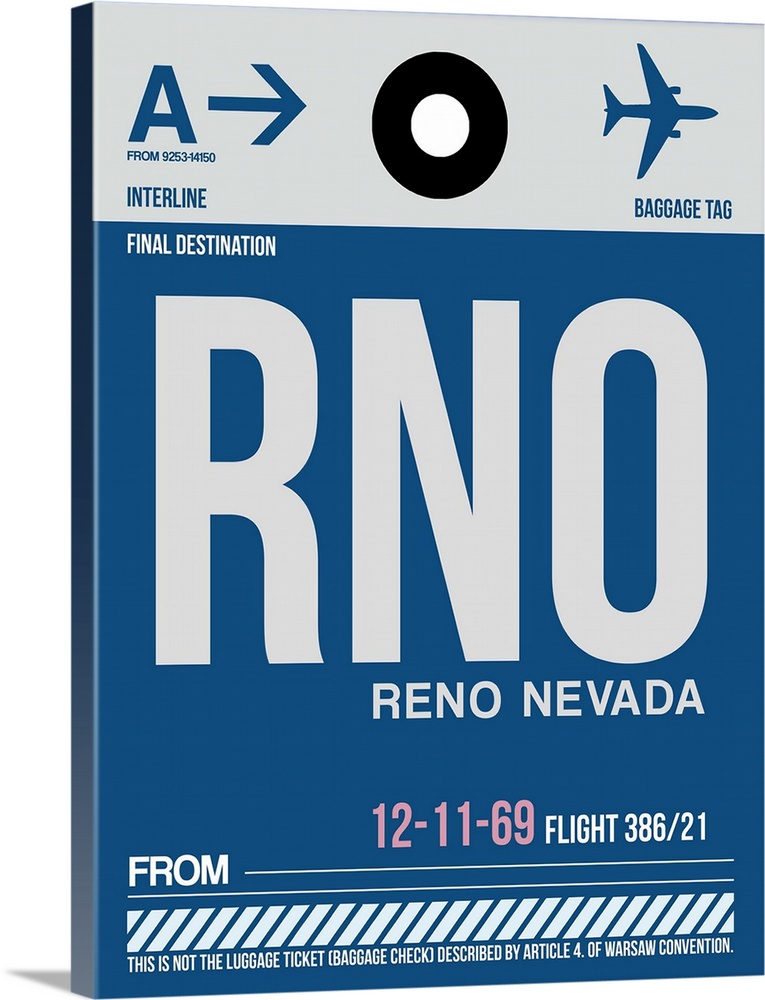 RNO Reno Luggage Tag II