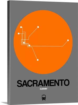 Sacramento Orange Subway Map