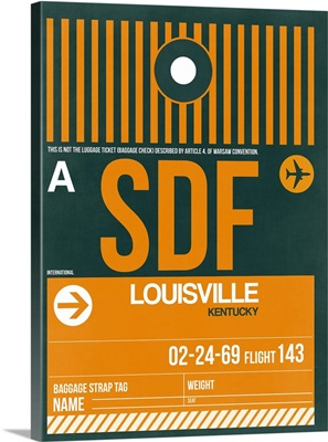 SDF Louisville Luggage Tag I