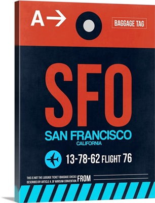 SFO San Francisco Luggage Tag II