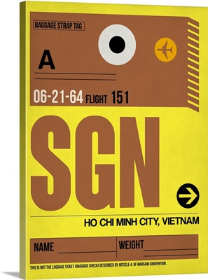 SGN Ho Chi Minh City Luggage Tag I