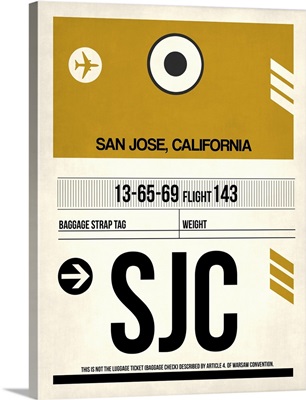 SJC San Jose Luggage Tag I