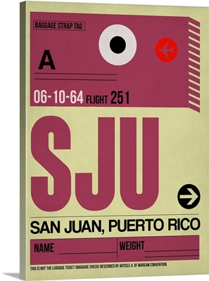 SJU San Juan Luggage Tag II