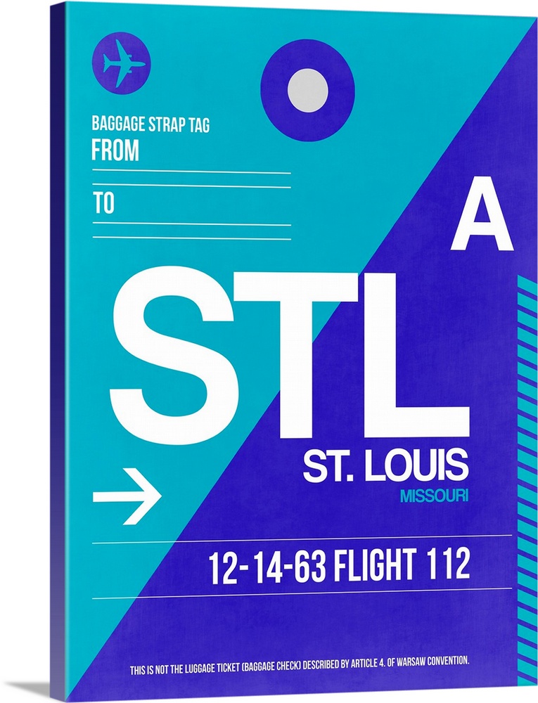 STL St. Louis Luggage Tag II
