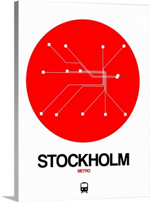 Stockholm Red Subway Map