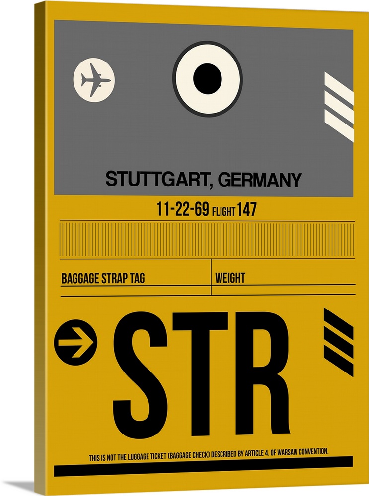 STR Stuttgart Luggage Tag I