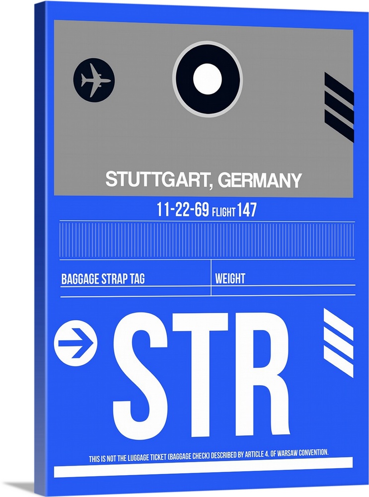 STR Stuttgart Luggage Tag II