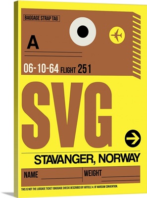 SVG Stavanger Luggage Tag I