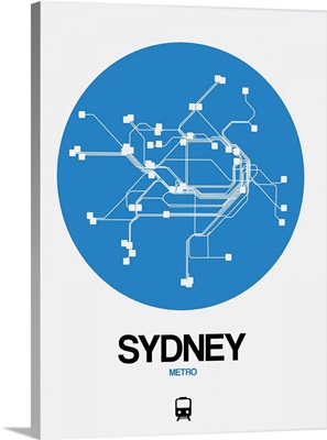 Sydney Blue Subway Map
