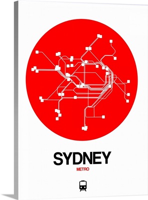 Sydney Red Subway Map
