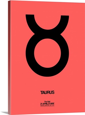 Taurus Zodiac Sign Black
