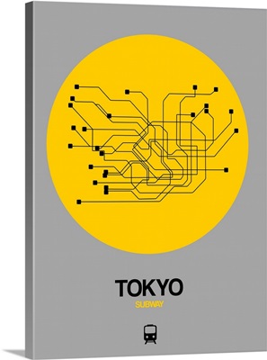 Tokyo Yellow Subway Map