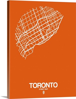 Toronto Street Map Orange