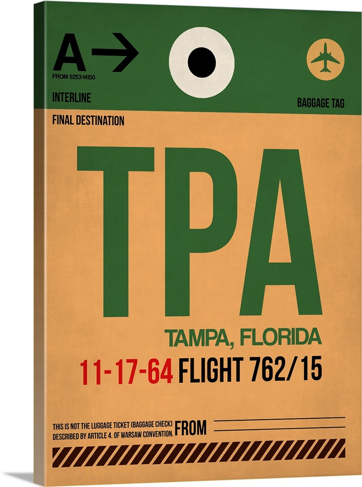 TPA Tampa Luggage Tag I