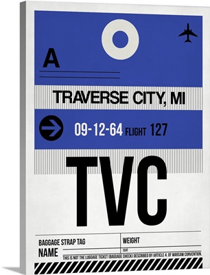 TVC Traverse City Luggage Tag I