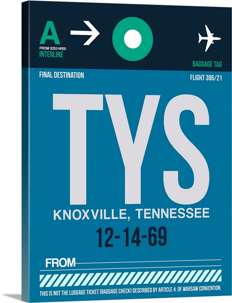 TYS Knoxville Luggage Tag II