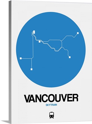 Vancouver Blue Subway Map