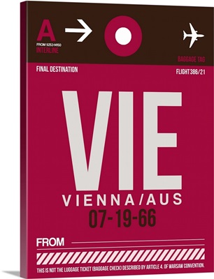 VIE Vienna Luggage Tag II