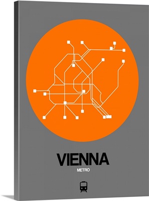 Vienna Orange Subway Map