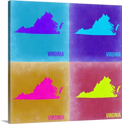 Virginia Pop Art Map II