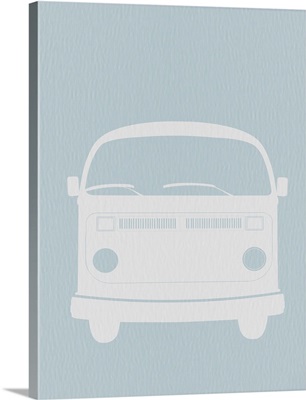 VW Bus Blue Poster