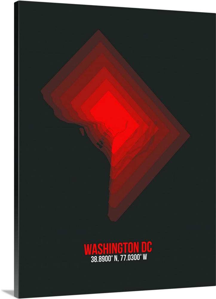 Washington DC Radiant Map I