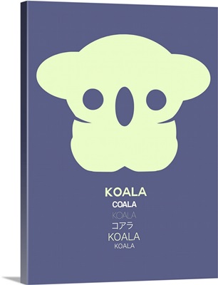 Yellow Koala  Multilingual Poster