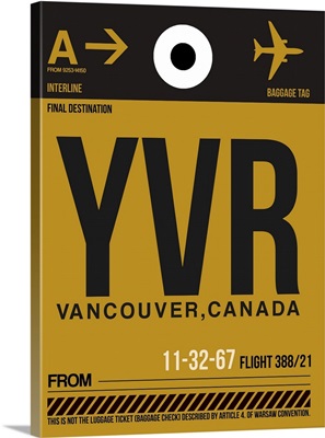 YVR Vancouver Luggage Tag II