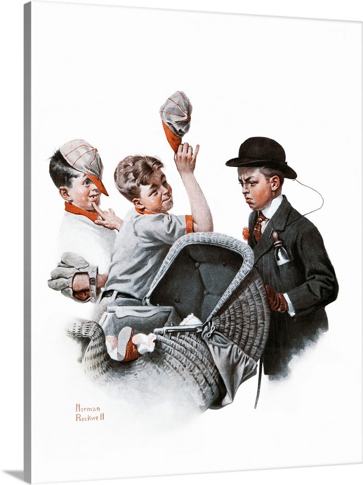 From 1916 to 1963 Rockwell created many covers for The Saturday Evening Post and this was the first. Cherished for his abi...